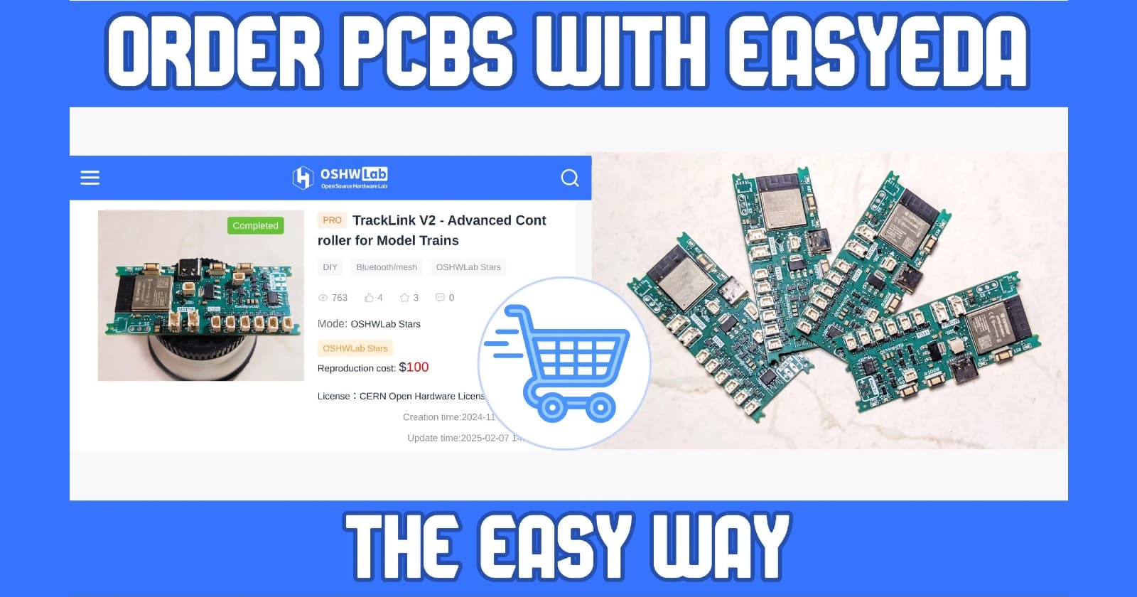 Ordering Boards for OSHWLab Projects